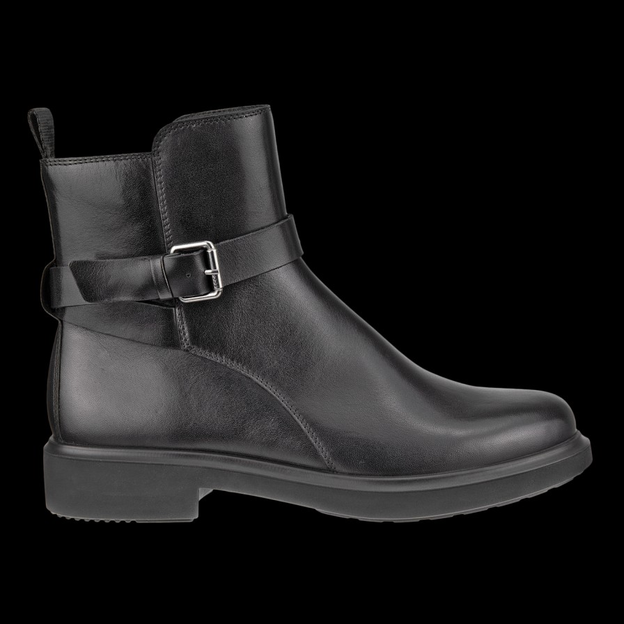 Waterproof Ecco | Ecco 222013 01001 Metropole Amsterdam Mid Cut Bootie Black