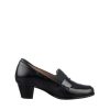 Shoes PieSantos | Piesanto 225467 Block Heel Loafer Black