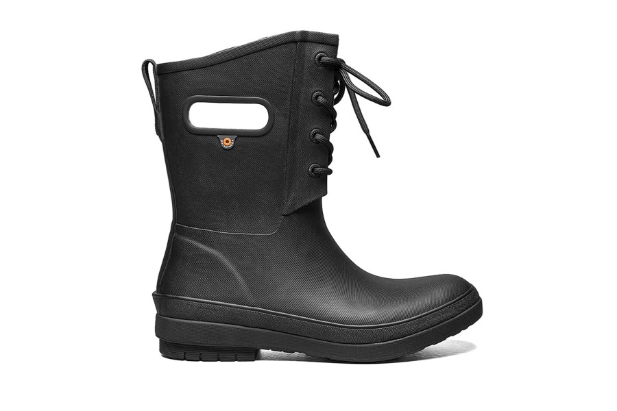 Rainboots Bogs | Bogs Amanda Ii Lace Black