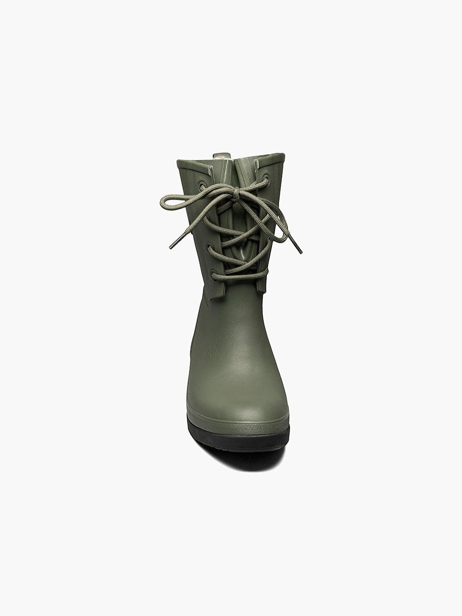 Rainboots Bogs | Bogs Amanda Ii Lace Green Ash