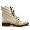 Booties Unity In Diversity | Unity In Diversity Liberty Quilted Bootie Padded Cream