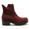 Booties Bueno | Bueno Forge Dk Red Nubuck Bootie