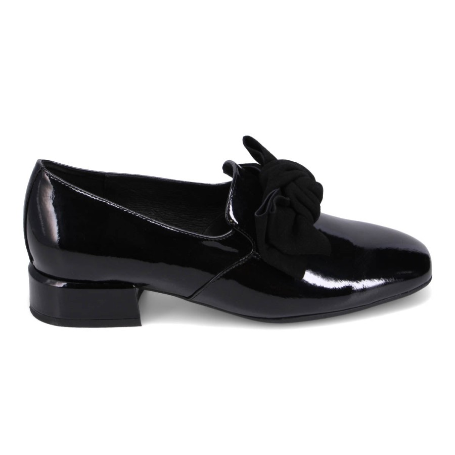 Shoes Django & Juliette | Django & Juliette Varva Loafer Black Patent & Suede