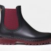 Rainboots Toni Pons | Toni Pons Cavour Black/Burgundy Rubber Boot