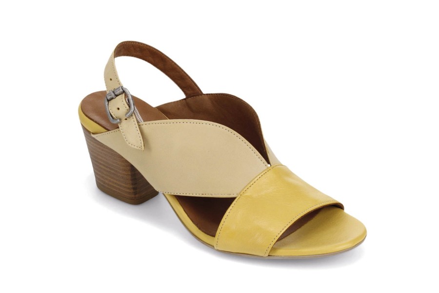 Sandals Bueno | Bueno Chloe Yellow Combo Sandal