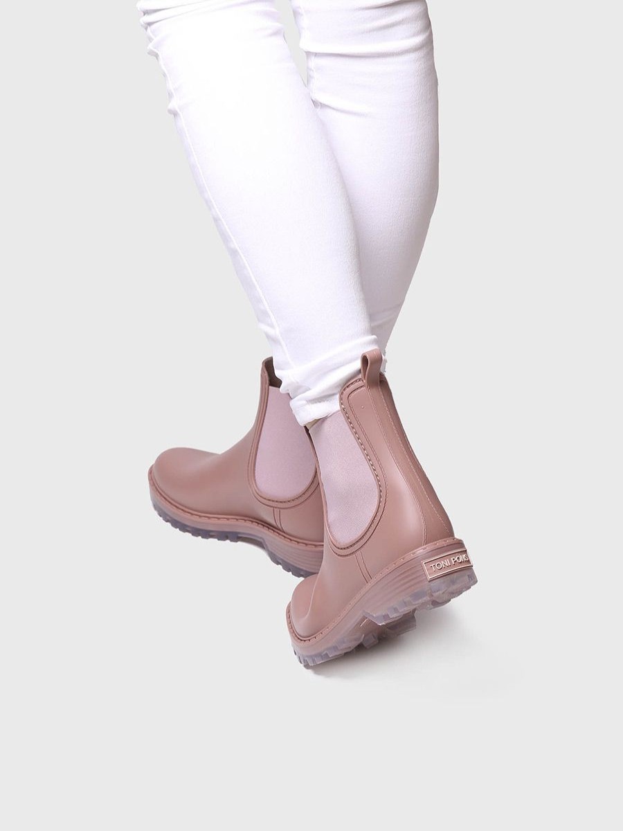 Rainboots Toni Pons | Toni Pons Cancun Old Rose Rubber Boot