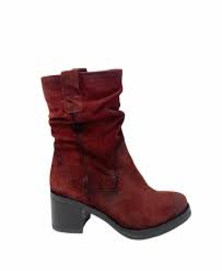 Booties Dorking | Dorking Rox D8324 - Burgundy