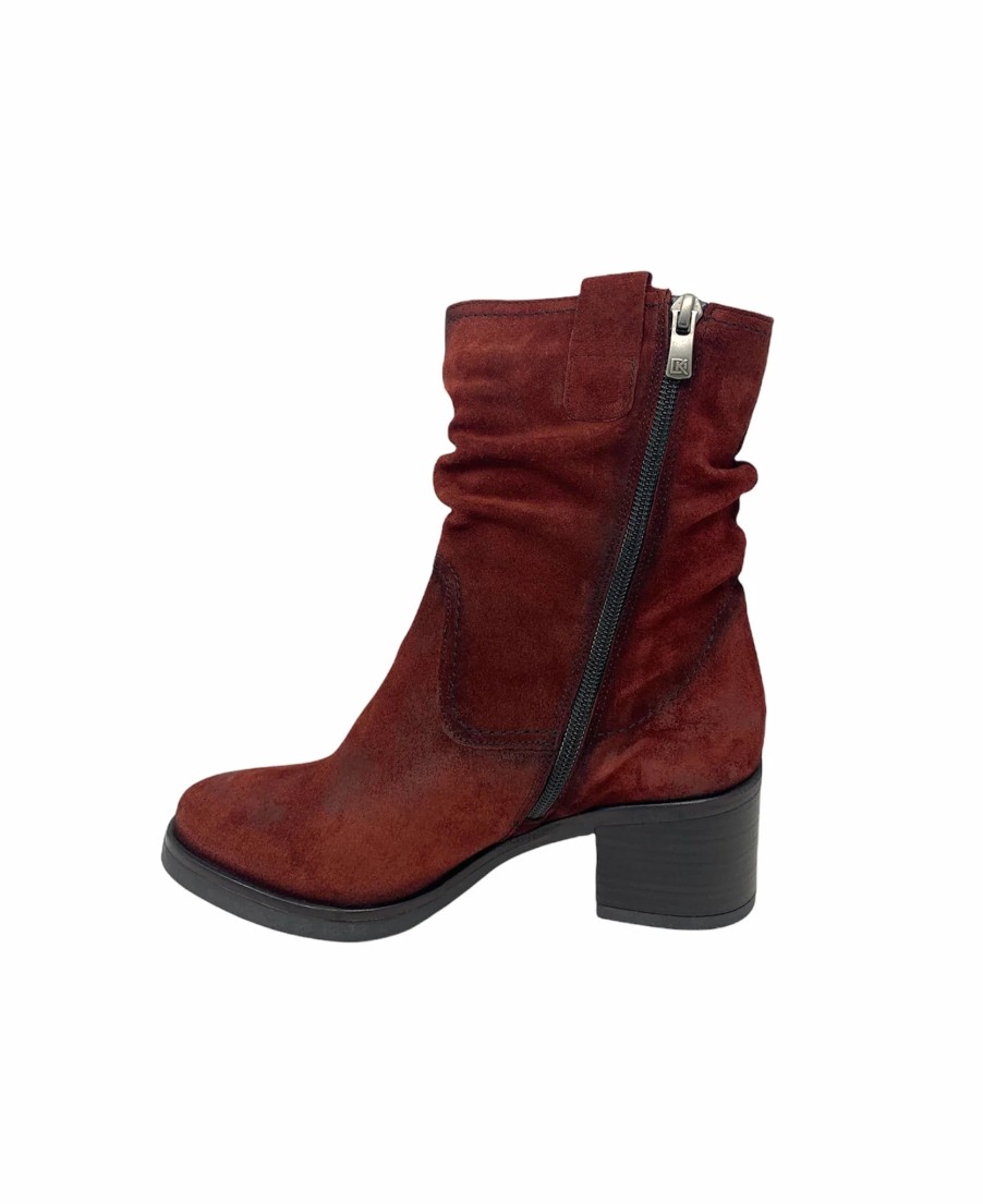 Booties Dorking | Dorking Rox D8324 - Burgundy