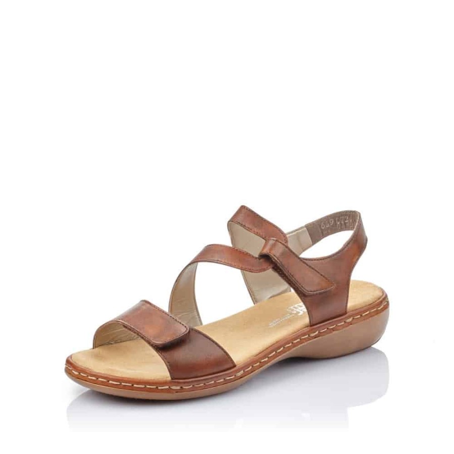 Sandals Rieker | Rieker 659C7-24 Brown