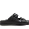 Sandals Tyche | Tyche 24-0590 Black Leather Slide