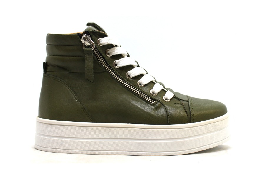 Shoes Tyche | Tyche Looper High Top Kaki