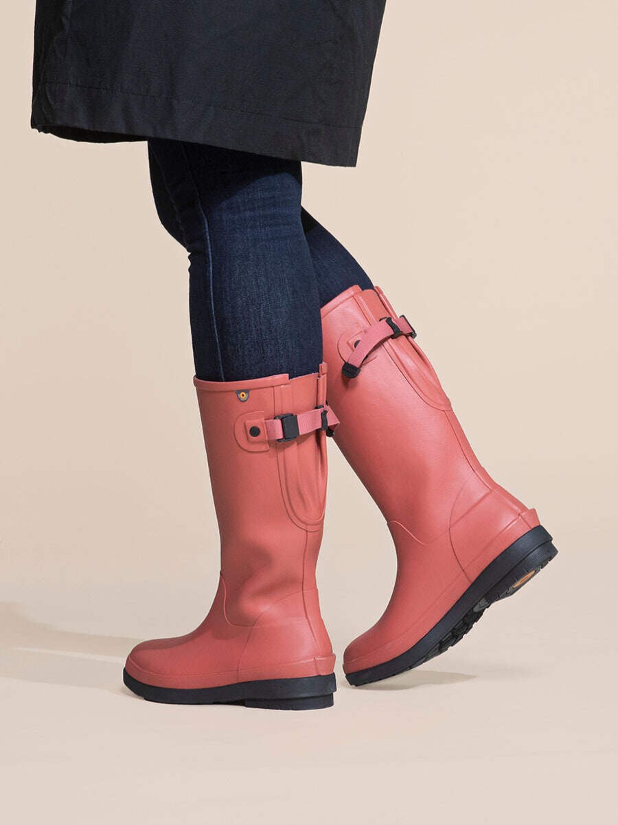 Rainboots Bogs | Bogs Amanda Ii Tall Adjustable Calf - Ember