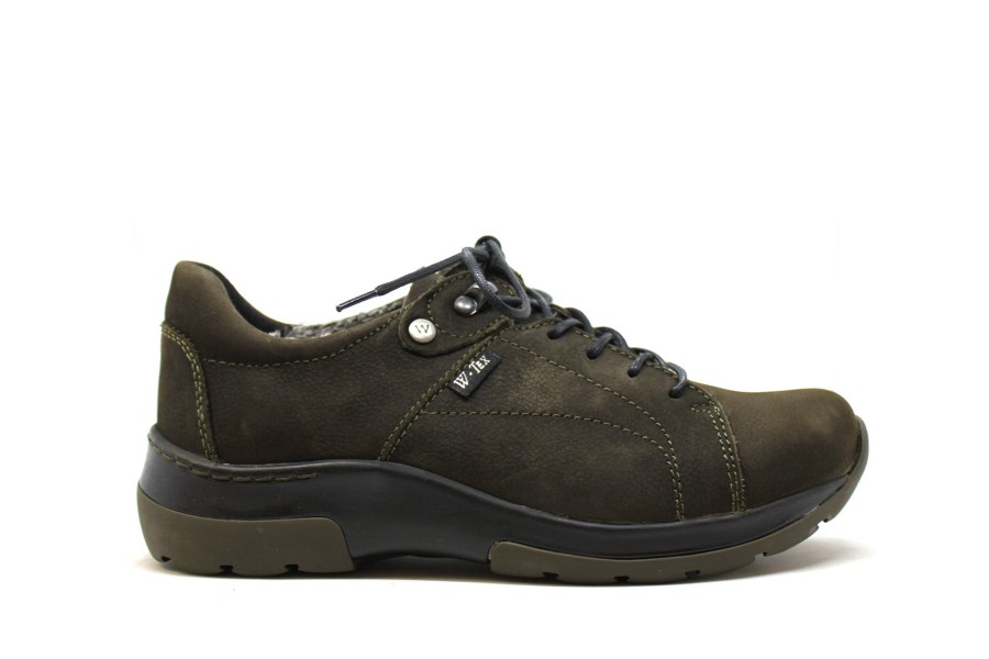 Waterproof Wolky | Wolky 3051 Us Cajun Wp Lace Up Cactus Antique Nubuck