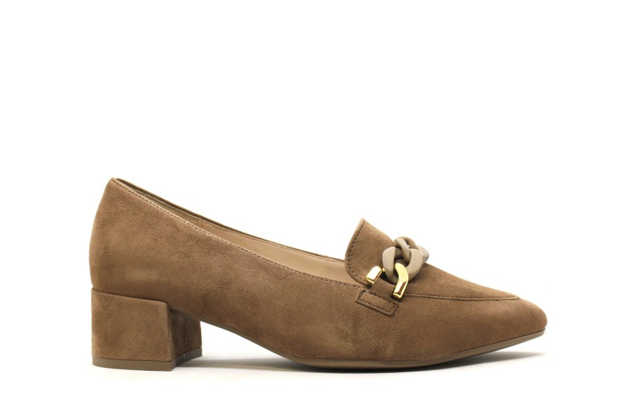 Shoes Gabor | Gabor 91.441 Suede Pump Muskat