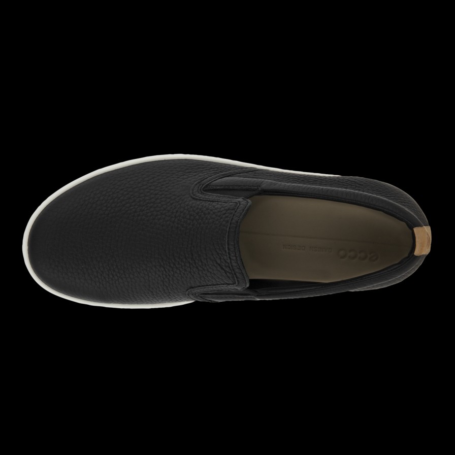 Shoes Ecco | Ecco 470493 50263 Soft 7 Slip On Black Powder