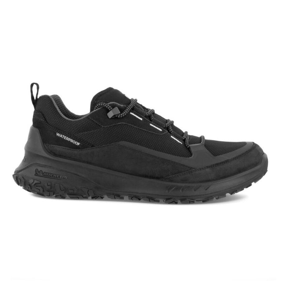 Waterproof Ecco | Ecco Men'S Ult-Trn Waterproof Low Shoe - Black