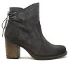 Booties Bos&Co | Bos & Co Barr Grey Suede Waterproof Bootie