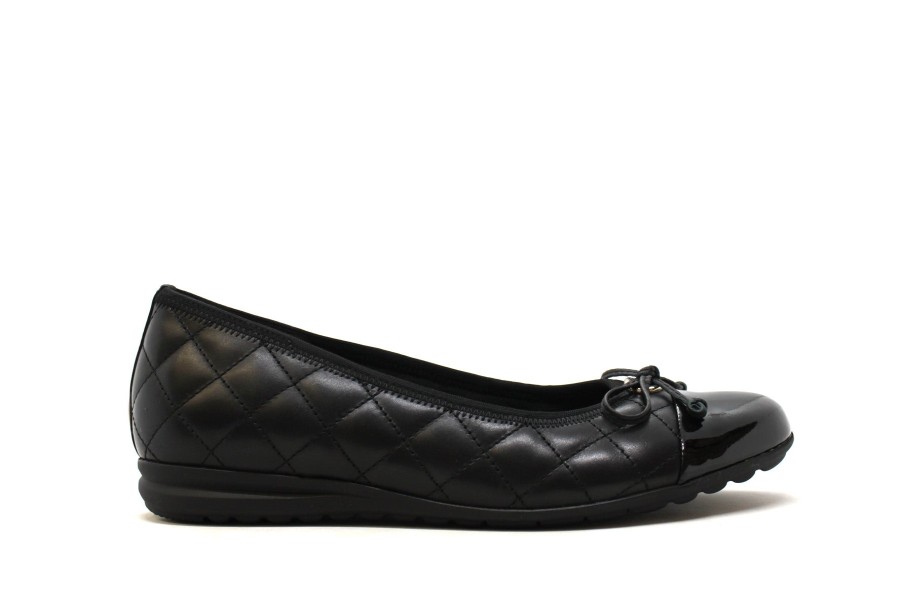 Shoes Gabor | Gabor 92.622 Ballet Flat Black