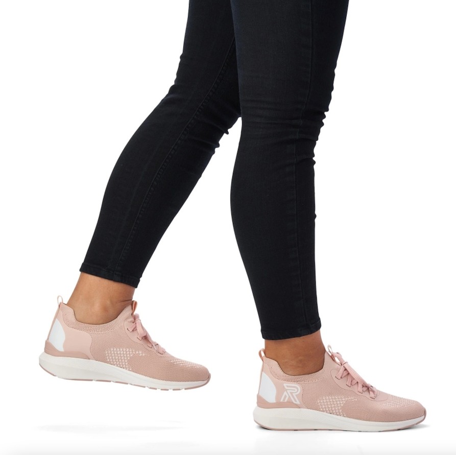 Athleisure Rieker Revolution | Rieker Revolution 40104-31 Slip On Mesh Rose