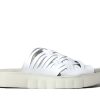 Sandals Bos&Co | Bos & Co Rised Slide Leather White