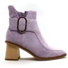 Booties Tamara London | Tamara London Boho Bootie Lilac Suede