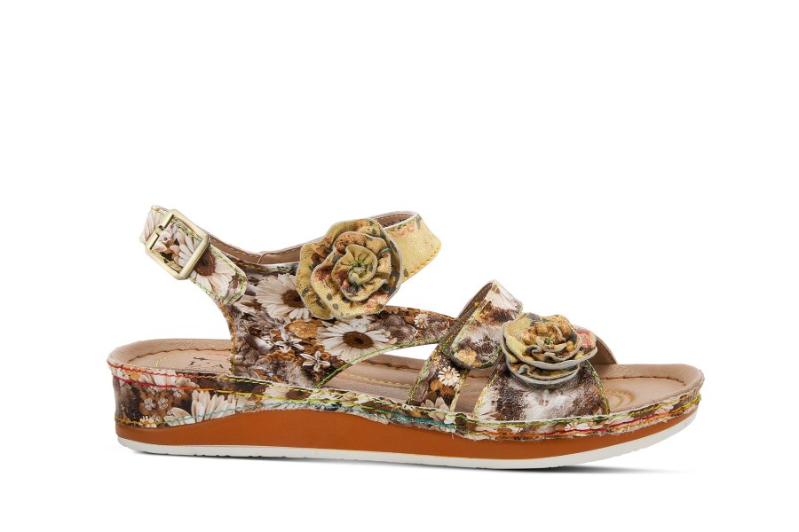 Sandals L'Artiste | L'Artiste Joelina Yellow Multi Sandal