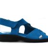 Sandals Arche | Arche Salome Sandal Vibrant Dark Turquoise Nubuck