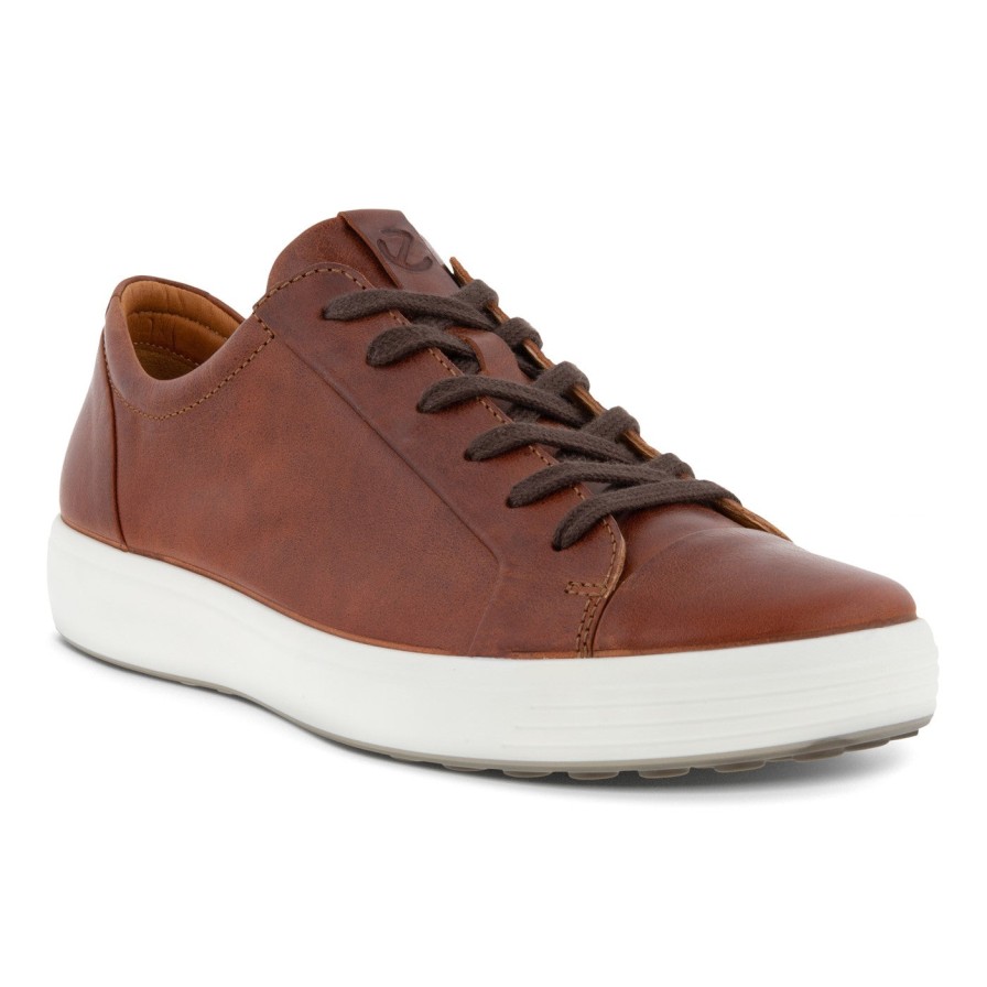 Shoes Ecco | Ecco - Soft 7 Classic Sneaker - Cognac (Men'S)