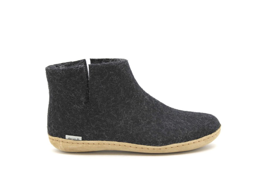 Slippers Glerups | Glerups - Low Boot Charcoal