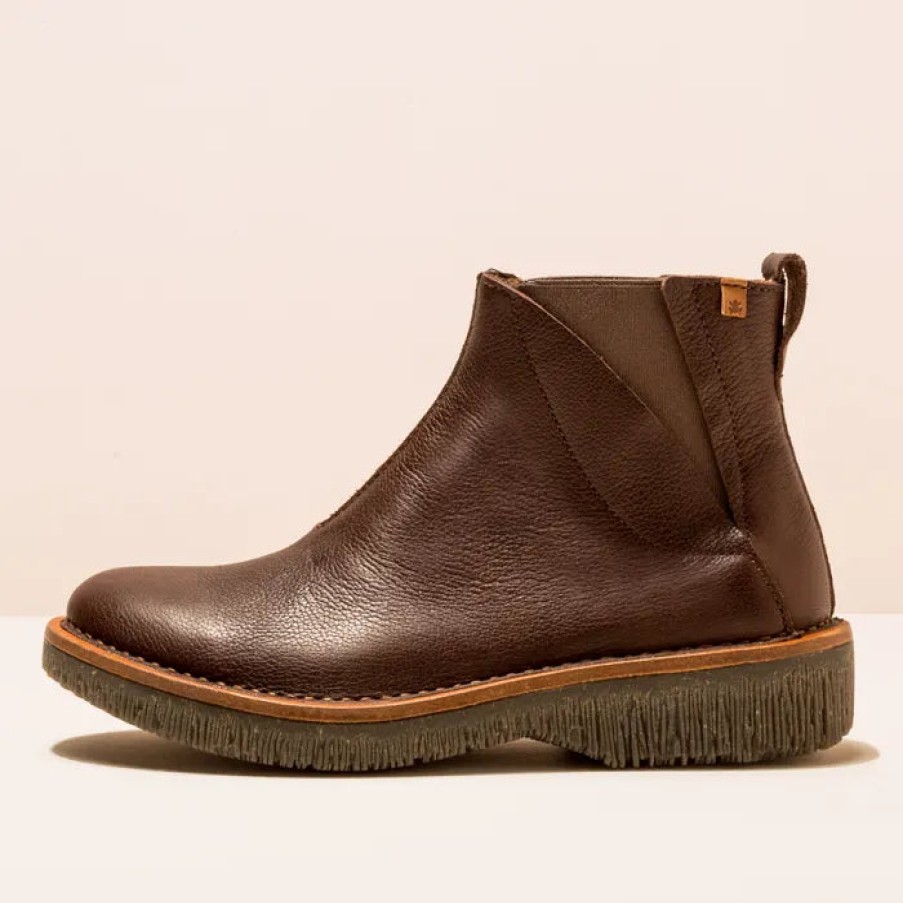 Booties El Naturalista | El Naturalista N5570 Wax Nappa Brown