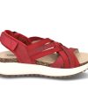 Sandals Josef Seibel | Josef Seibel Annie 02 Red Nubuck Combo