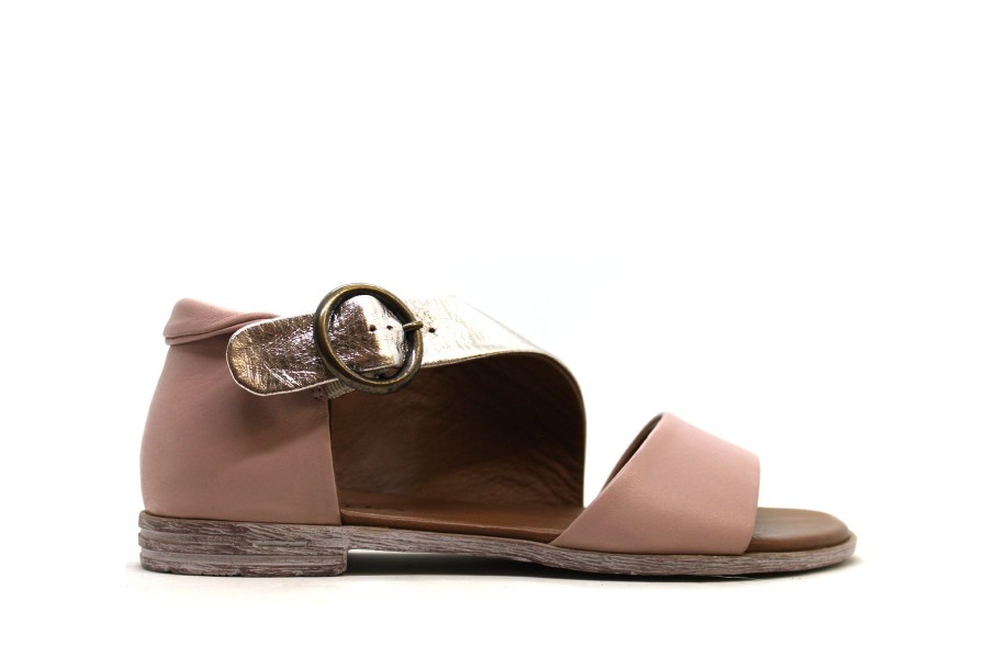 Sandals Bueno | Bueno Yvonne Dusty Mauve/ Rose Metallic Sandal