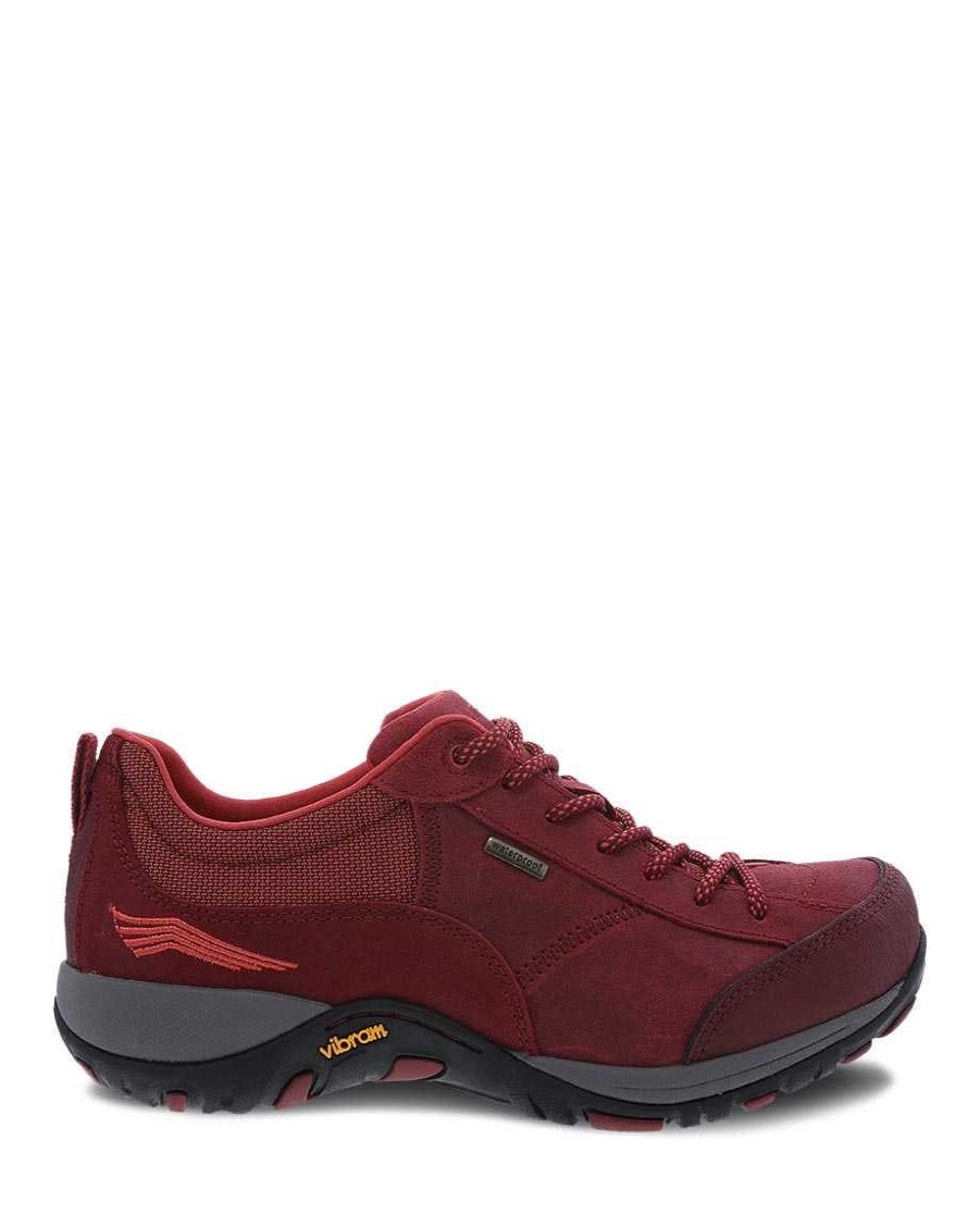 Waterproof Dansko | Dansko - Paisley (Waterproof) Red Burnished Suede