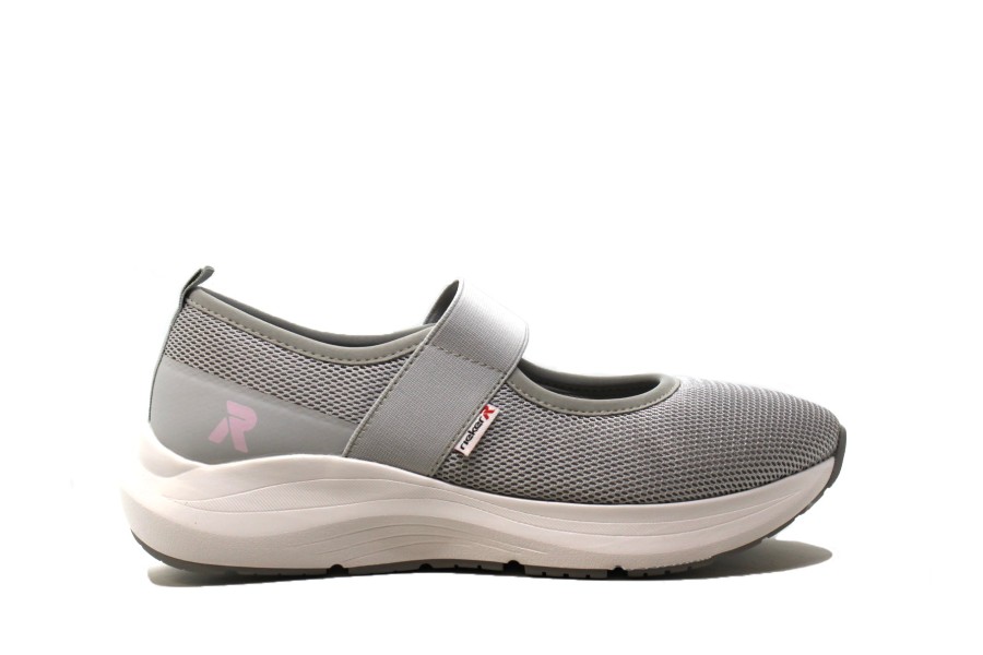 Shoes Rieker Revolution | Rieker Revolution 42102 Grey Slip On Shoe