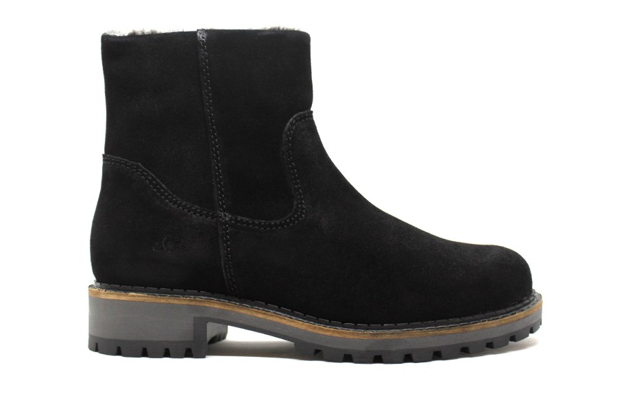 Waterproof Bos&Co | Bos & Co Calib Bootie Waterproof Black Suede