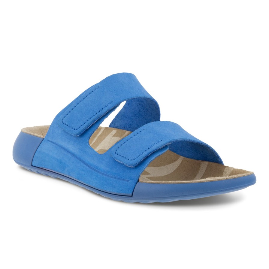 Sandals Ecco | Ecco 2Nd Cozmo Regatta Blue Slide