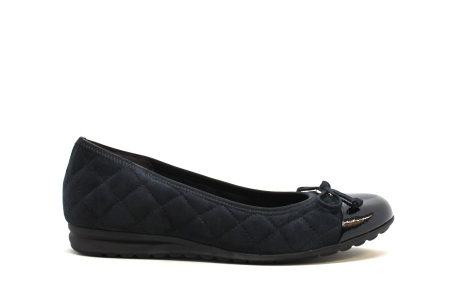 Shoes Gabor | Gabor 92.622 Ballet Flat Dark Blue