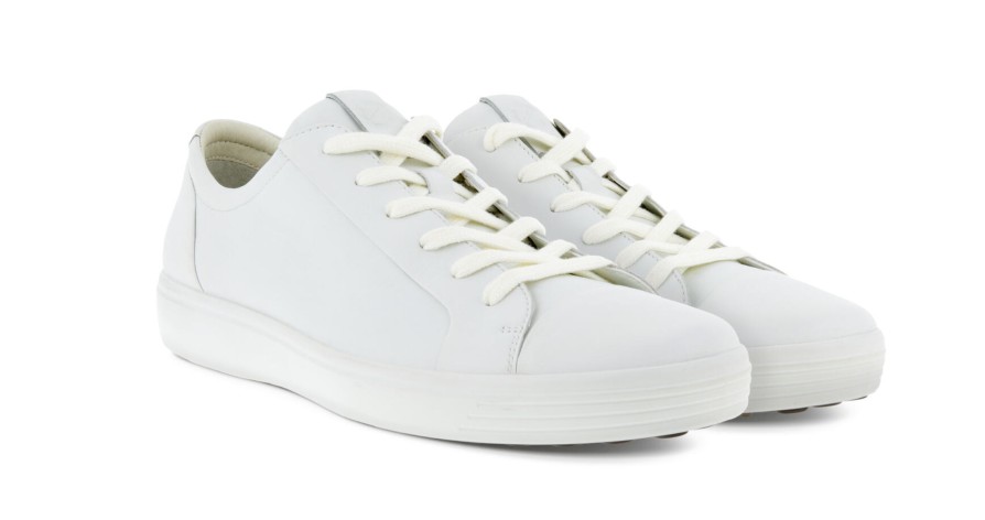 Shoes Ecco | Ecco - Soft 7 Classic Sneaker - White (Men'S)