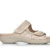 Sandals Remonte | Remonte D76 Beige Multi Metallic Slide