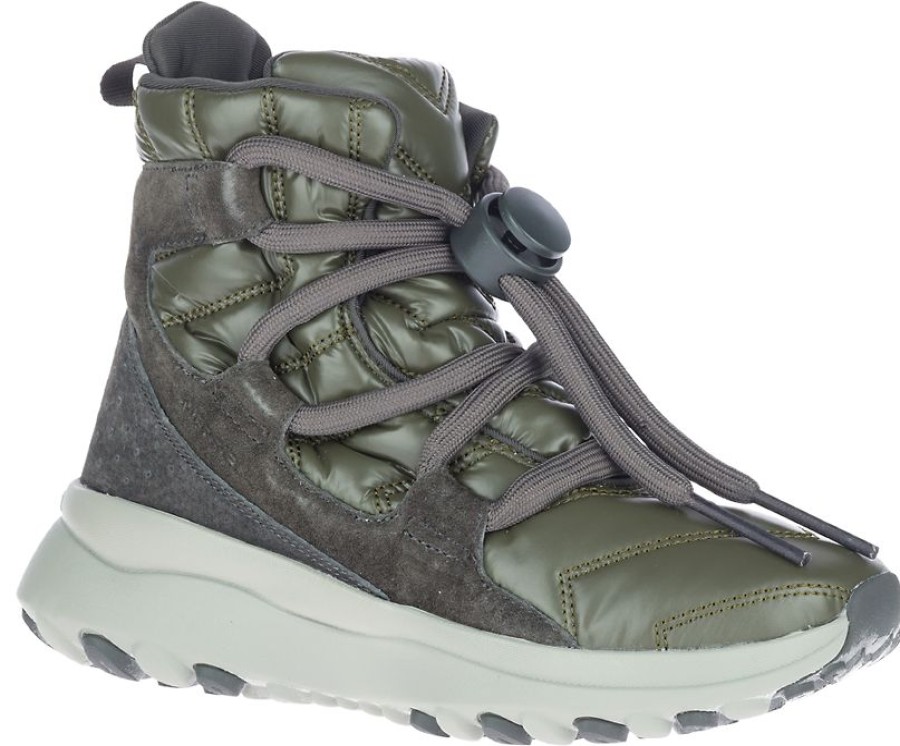 Booties Merrell | Merrell Cloud Puff Lace Bootie Olive